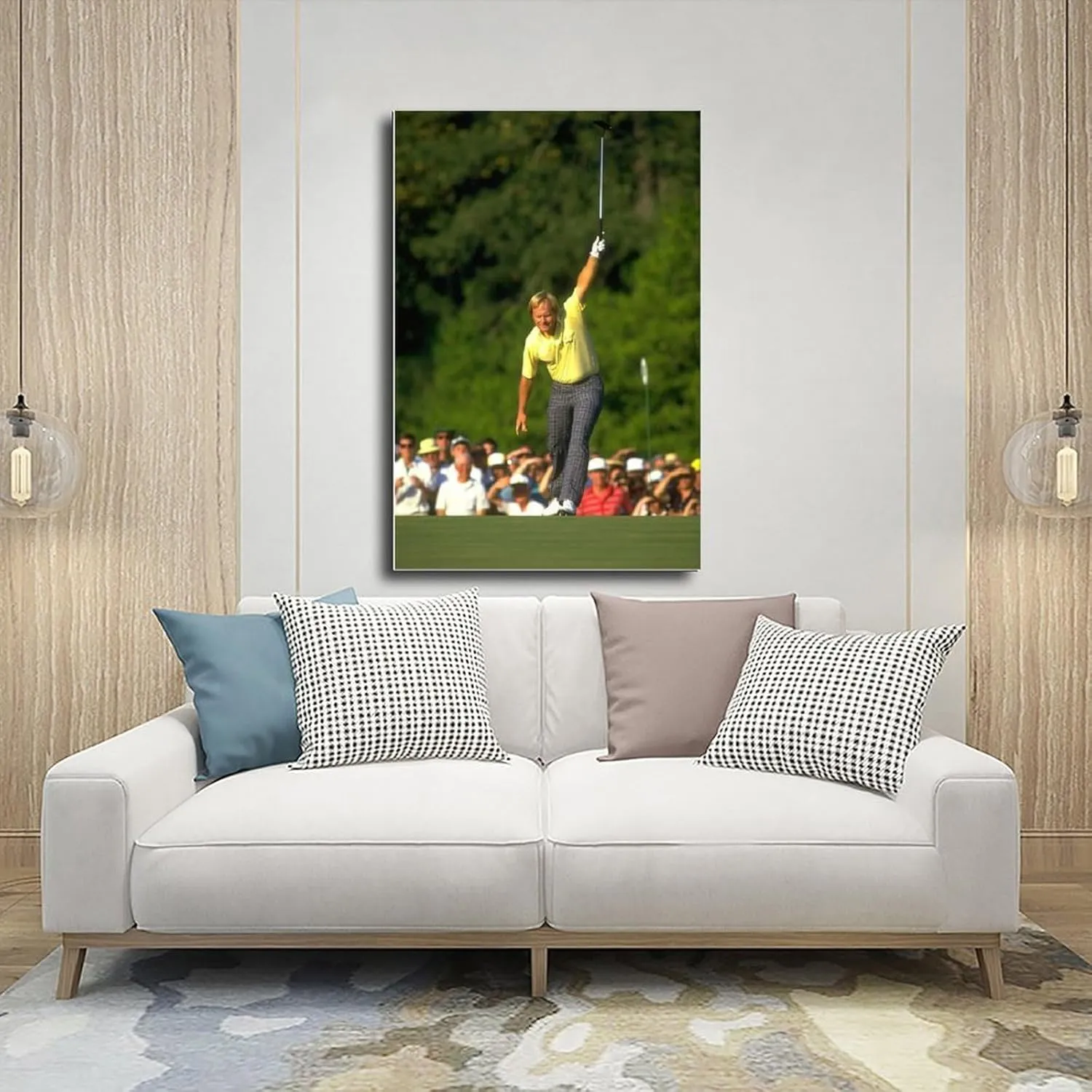 SELcoa Jack Nicklaus Golf Poster91 Canvas Poster Bedroom Decor Sports Landscape Office Room Decor Gift Unframe:16x24inch(40x60cm)
