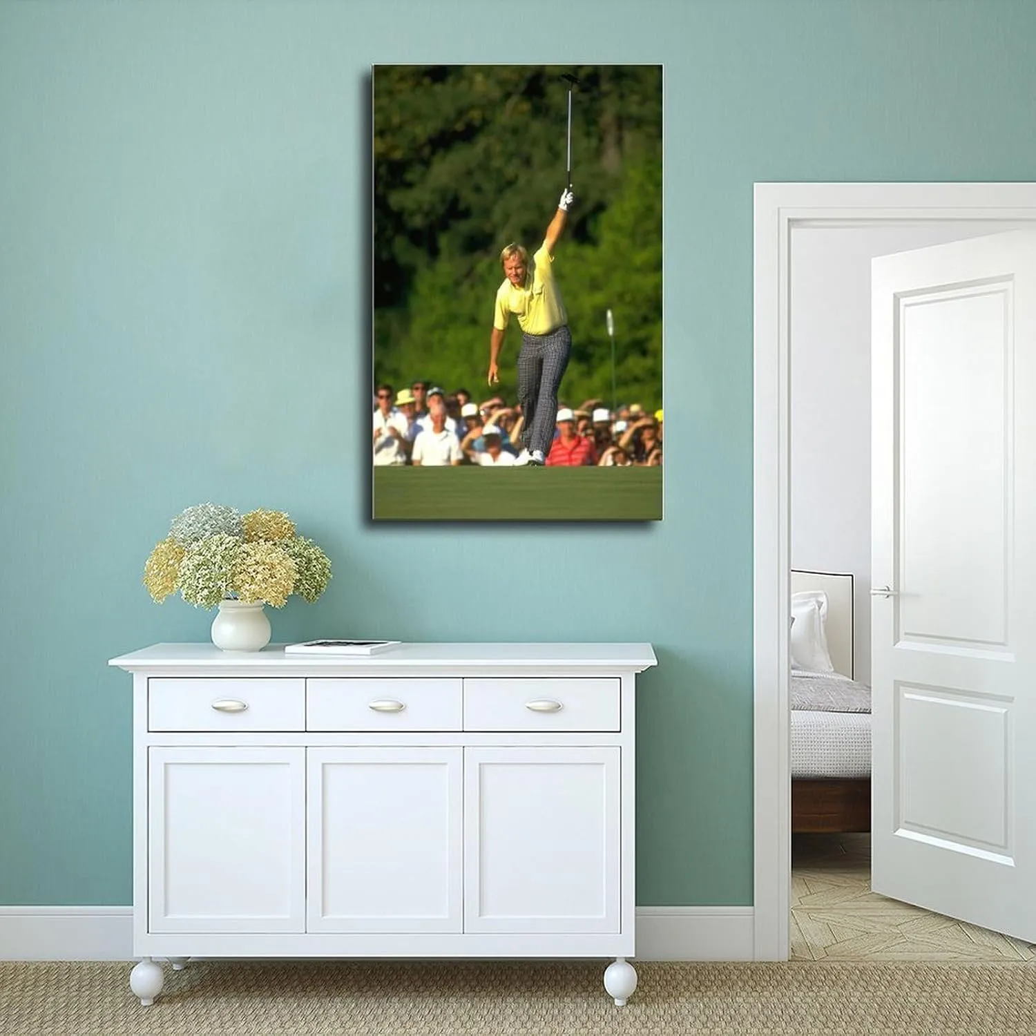 SELcoa Jack Nicklaus Golf Poster91 Canvas Poster Bedroom Decor Sports Landscape Office Room Decor Gift Unframe:16x24inch(40x60cm)