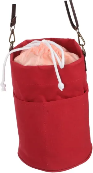 SHINEOFI Crochet Travel Bag Yarn Storage Knitting Yarn Bag Sewing Supplies Storage Organizer