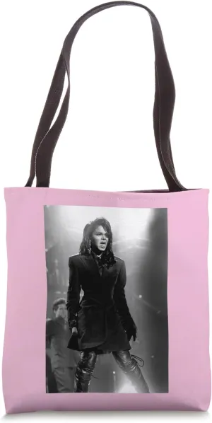 Singer Janet Jackson Live On Tour By Stephen Wright Tote Bag