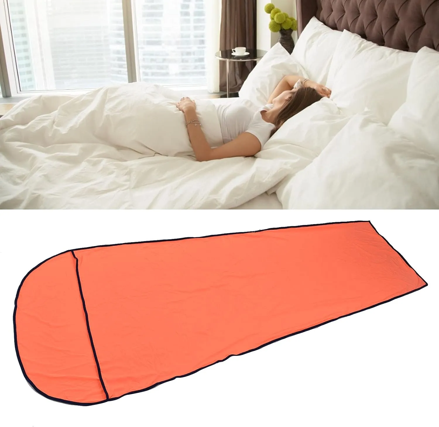 Sleeping Bag Liner Ultralight Multifunctional Elastic Sleeping Sack Liner for Outdoor Camping