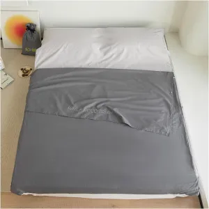 Sleeping Bag Liners Compact Portable Sleeping Bag, Household Hotel Cotton Sleeping Bag Lined Sheet, for Outdoor Travel and Camping, 9 Styles