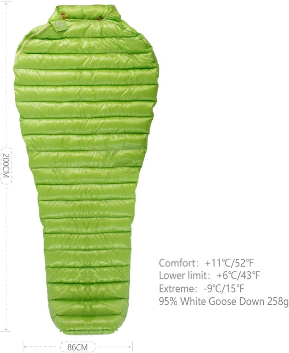Sleeping Bags Ultralight Goose Down Outdoor Camping Sleeping Bag Waterproof 4 Season Warm Adult Tourist Hiking