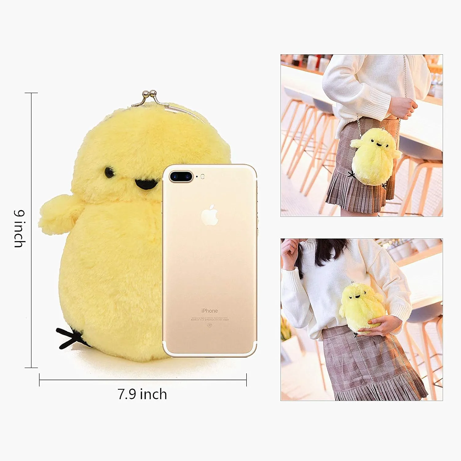 Small Crossbody Purse for Girls, PU Leather Cell Phone Wallet Shoulder Bag with Removable Strap