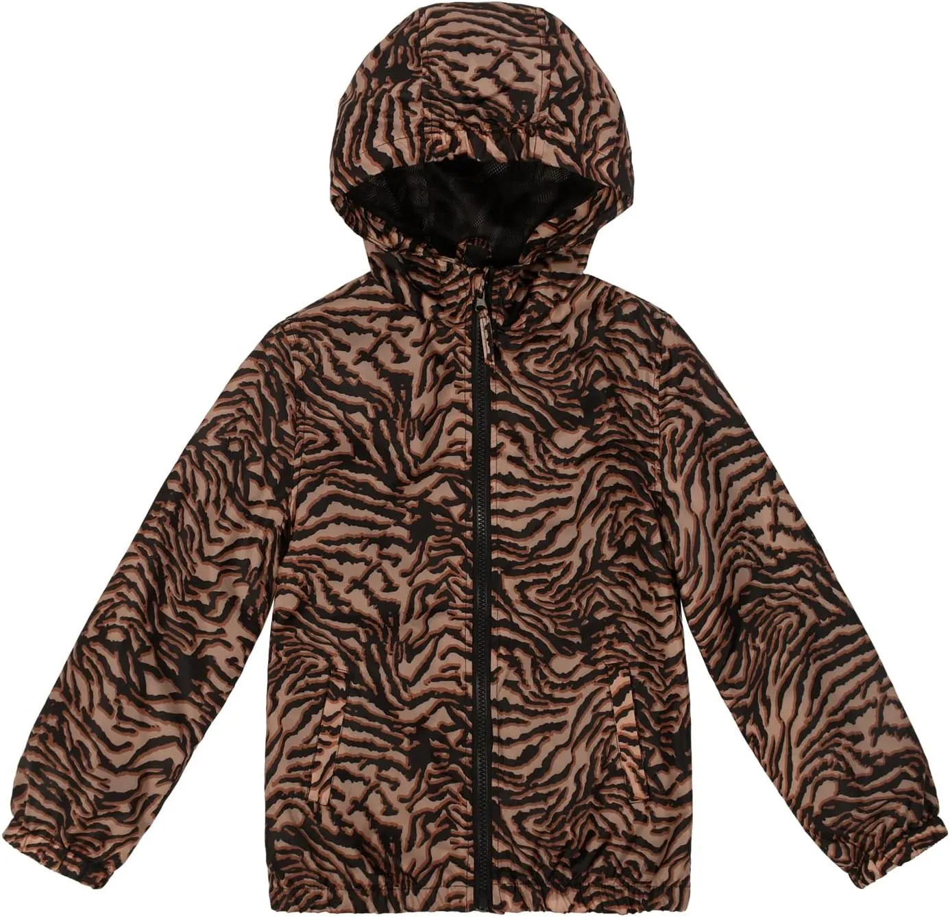 SNOW DREAMS Girls Waterproof Rain Jacket Windbreaker Lightweight Coat Kids Raincoat Outerwear