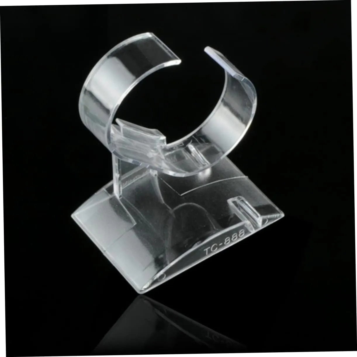 SOIMISS 10pcs Transparent C-shaped Bracelet Rack Jewelry Stand Watch Holder Display Organizer for Bangles Accessories for Home Retail Showcases