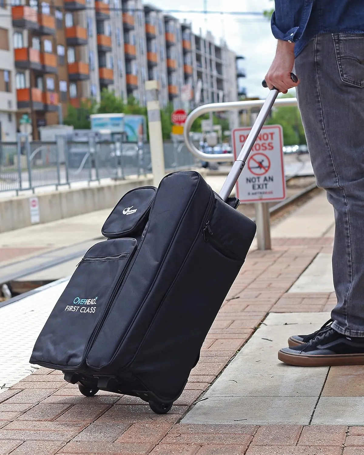 Solid Sitka Travel Guitar – FF422C Traveling Acoustic-Electric Collapsible Grand Auditorium Guitar – Portable Backpack Case