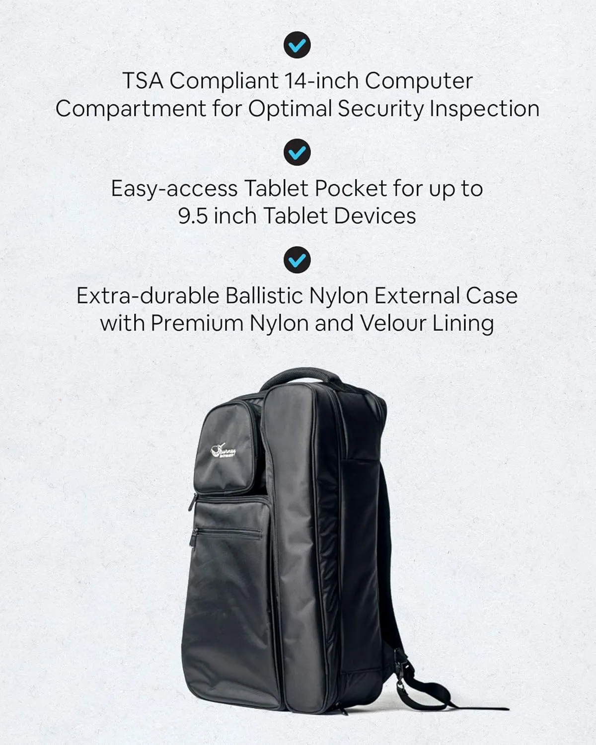 Solid Sitka Travel Guitar – OF422 Traveling Acoustic-Electric Guitar with Collapsible Patented System – Portable Backpack Case (Overhead)