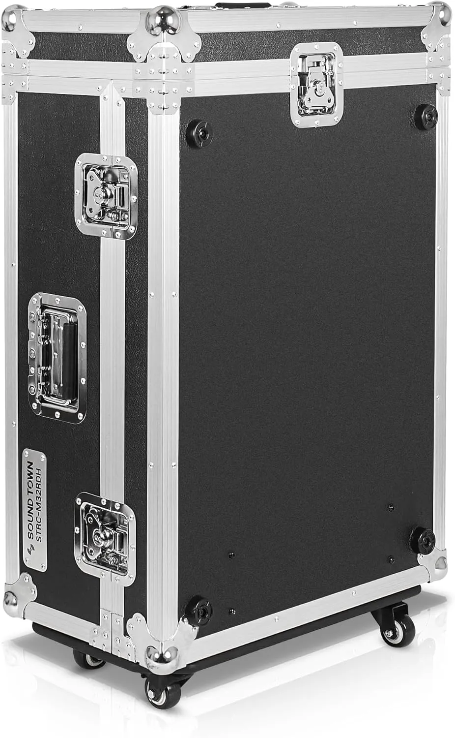Sound Town ATA Plywood Mixer Case with Interior Foam Protection, Doghouse and Caster wheels for Midas M32R Mixer Console (STRC-M32RDH)