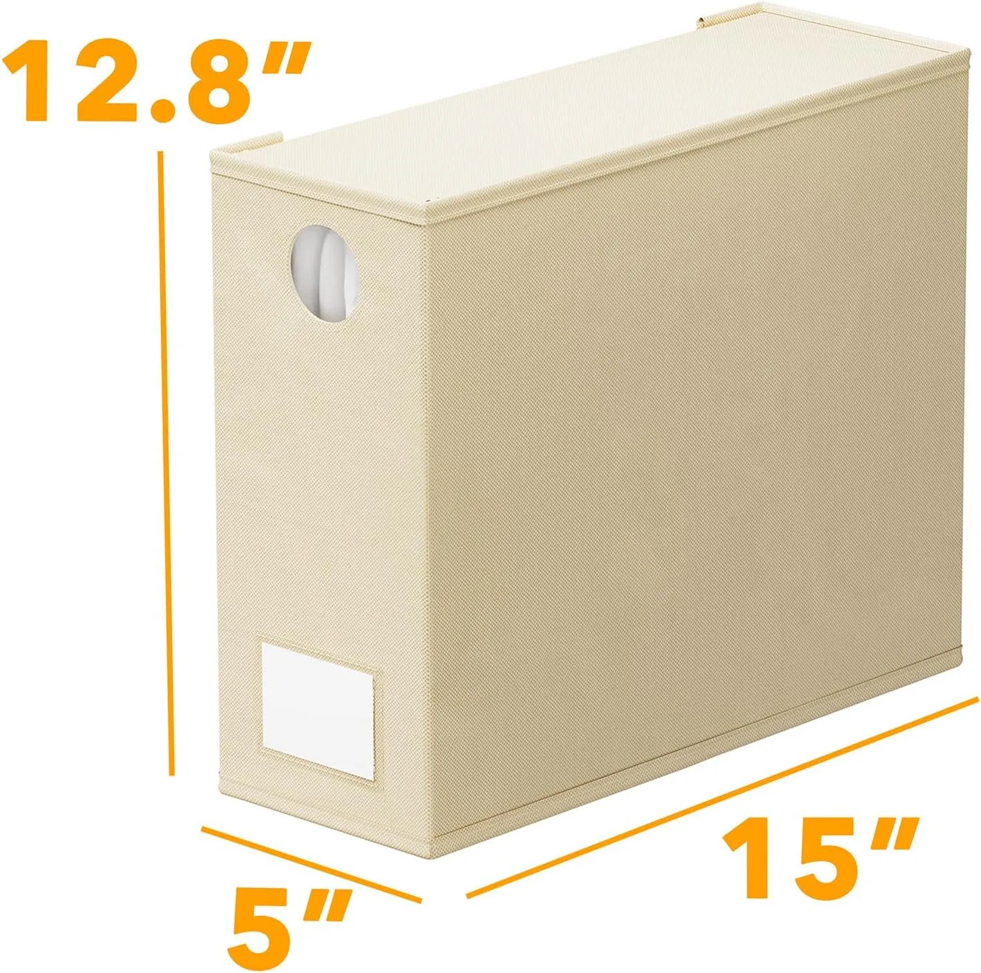 SpaceAid 4 Pack Bed Sheet Organizers and Storage, Foldable Sheet Organizer for Linen Closet, Sheets Set Folder Keeper with Window XL (Queen & King Size) Organizing Bedding Container, Beige