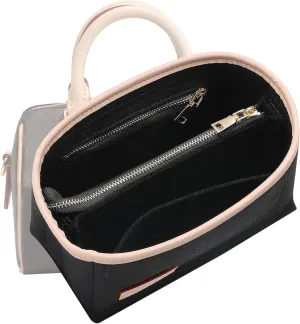 Speedy 20 Alma BB Felt Organizer Insert, Purse Organizer Insert for Handbags with Zipper Pocket and Bag in Bag (Black, Small)