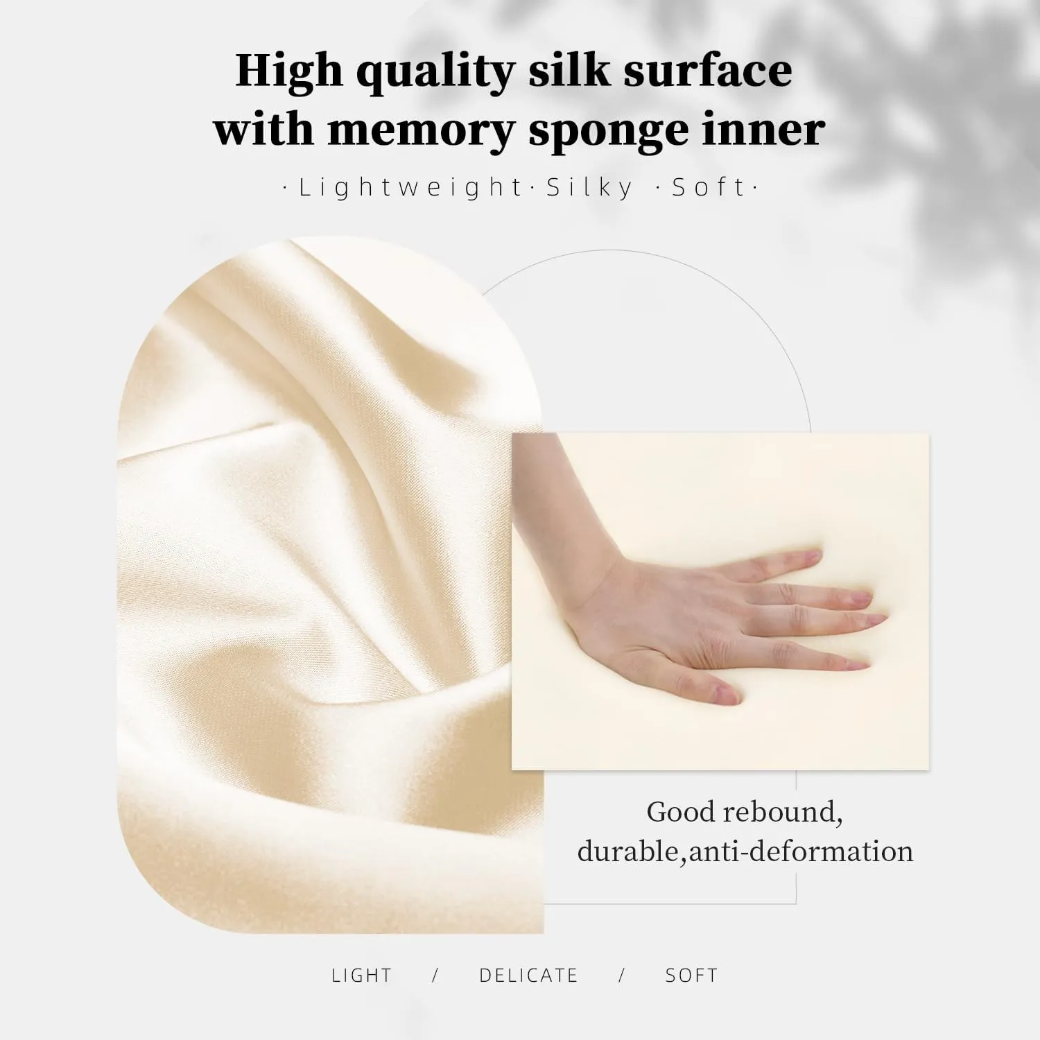 Speedy 25 Bag Pillow, Purse Shaper Insert Compatible with LV Speedy Bag, Handbag Filler with Soft Silk Surface and Memory Foam Inner without Overfull, Moisture-proof (Craie, Speedy25)