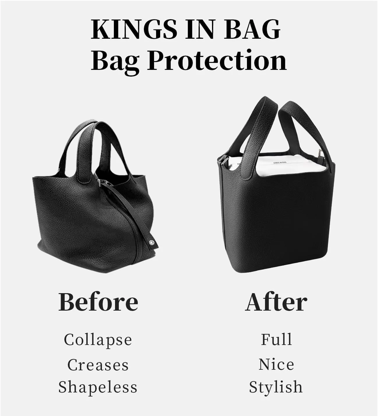 Speedy 25 Bag Pillow, Purse Shaper Insert Compatible with LV Speedy Bag, Handbag Filler with Soft Silk Surface and Memory Foam Inner without Overfull, Moisture-proof (Craie, Speedy25)