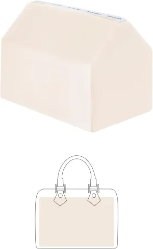 Speedy 25 Bag Pillow, Purse Shaper Insert Compatible with LV Speedy Bag, Handbag Filler with Soft Silk Surface and Memory Foam Inner without Overfull, Moisture-proof (Craie, Speedy25)