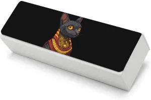 Sphinx Cat Ancient Egyptian Funny Glass Case Hard Shell Eyeglasses Cases Glasses Holder Protector Box