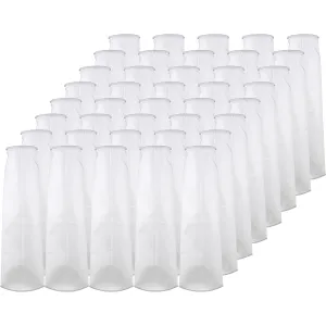 SpiroPure Size #2 Liquid Filter Bag 10 Micron, Polypropylene Felt, Polypropylene Ring (Case of 40)