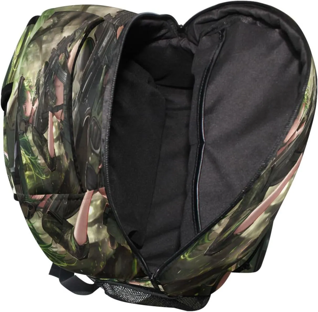 Sport Backpack for Men and Women Fashion Diaper Bag Backpack with Chest Strap for College Work Army Camouflage
