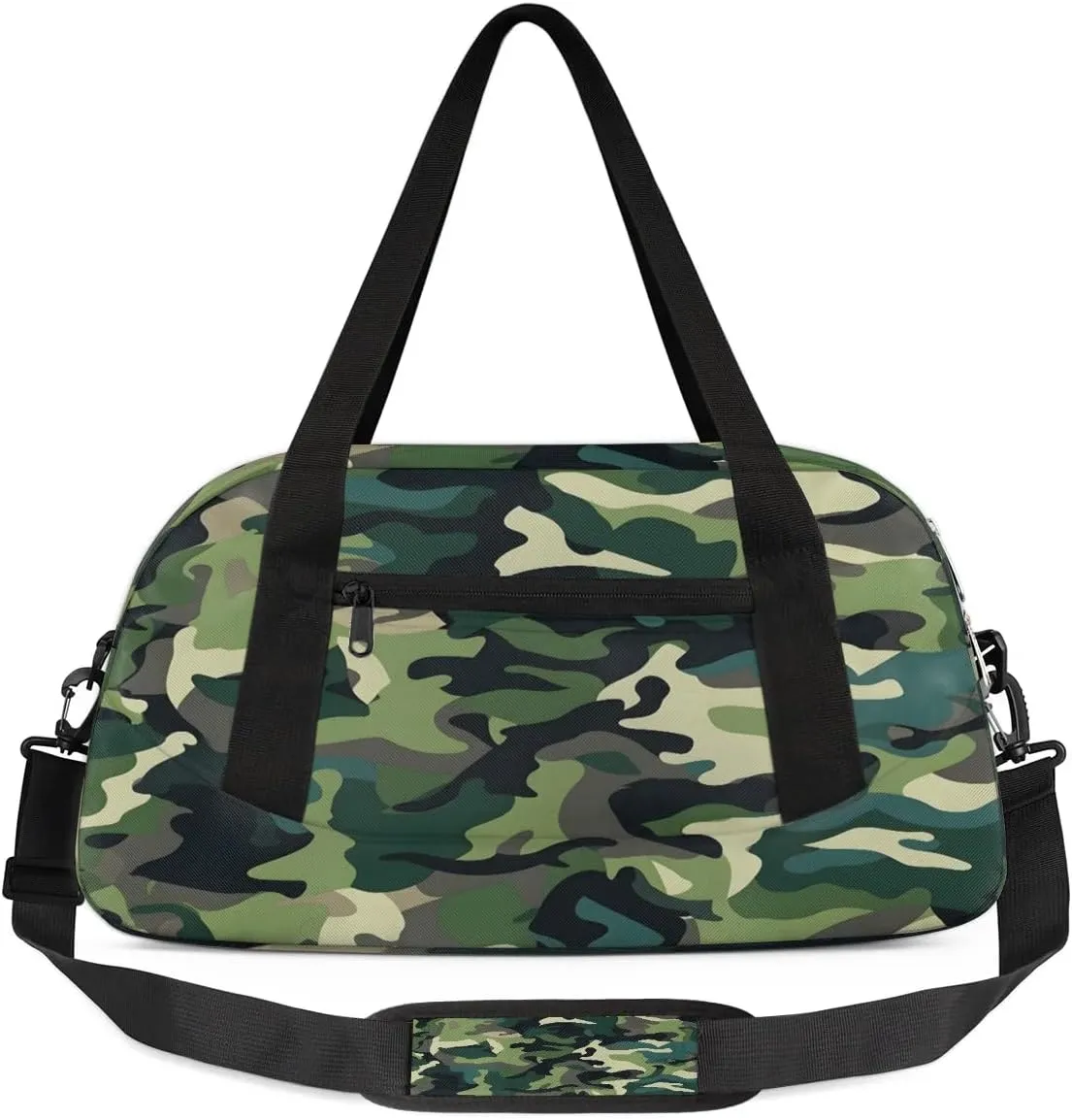 Sport Duffel Bag Camouflage Color Kids Gym Bag Weekender Overnight Bags for Boys Girls Teens Carry On Workout Travel Bag