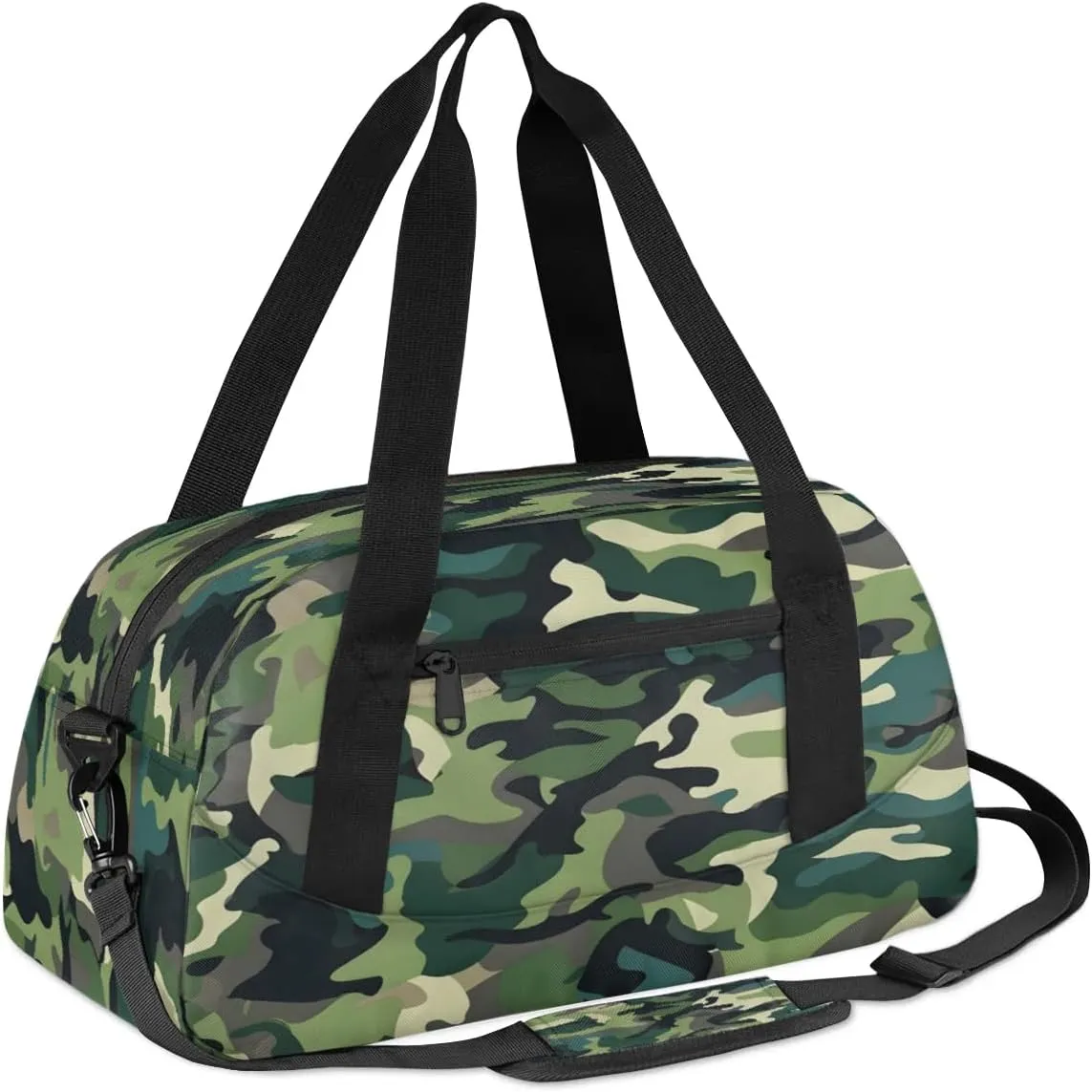 Sport Duffel Bag Camouflage Color Kids Gym Bag Weekender Overnight Bags for Boys Girls Teens Carry On Workout Travel Bag
