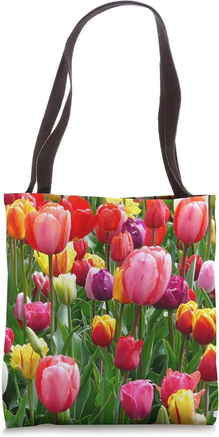 Spring Tulips Tote Bag