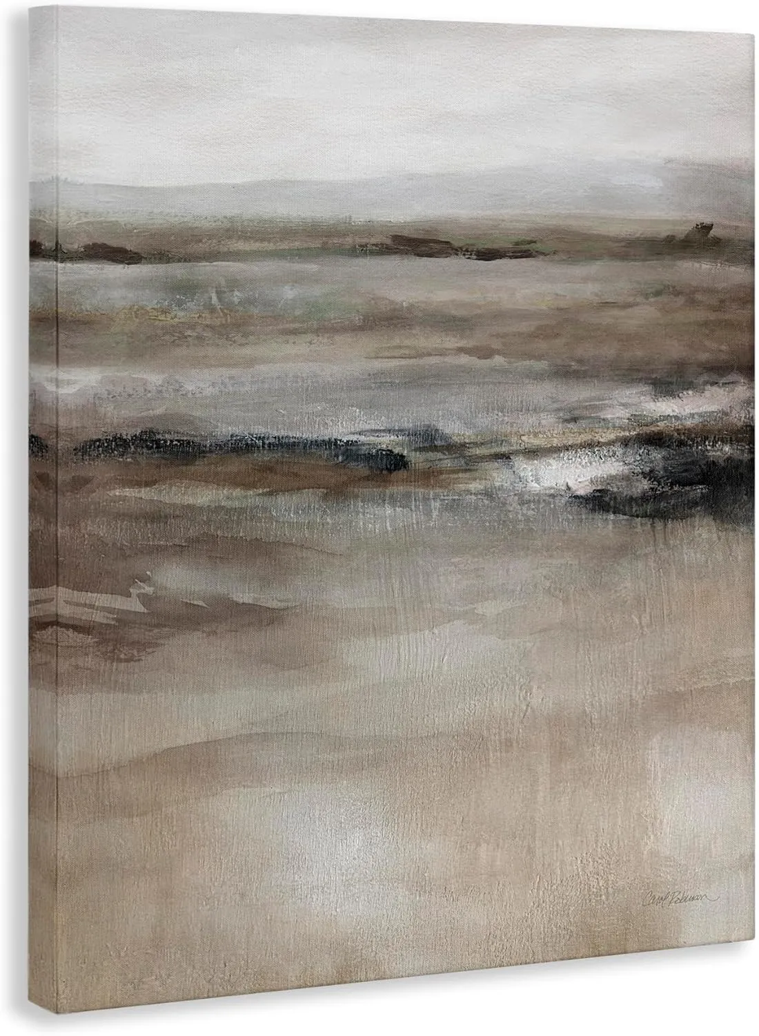 Stupell Industries Brown Desert Abstraction Canvas Wall Art Design by Carol Robinson