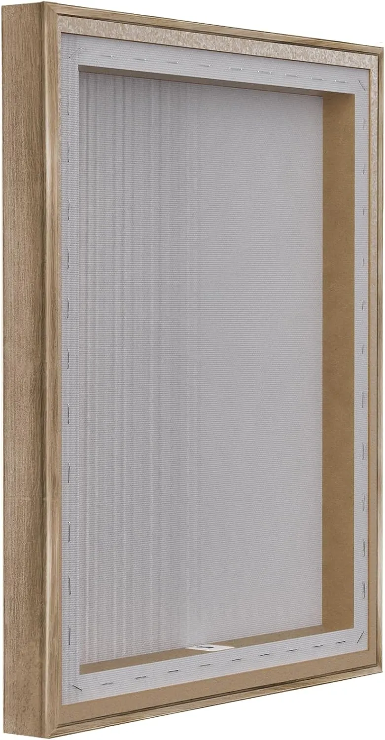 Stupell Industries Mon Cheri Fruits Framed Floater Canvas Wall Art Design by Lisa Perry Whitebutton, Brown Floater Frame, 17 x 21