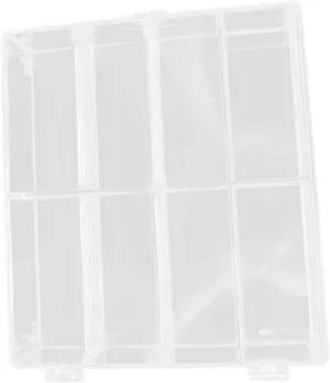 Sturdy Plastic Display Case for Mini Model Cars Multi Compartments Showcase Box for Boys and Girls