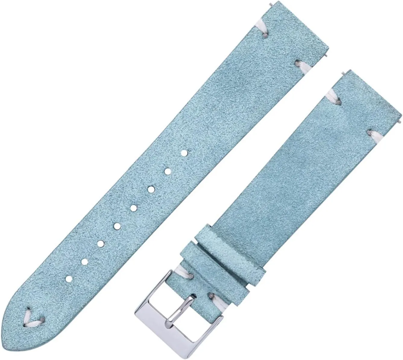 Suede Watch Bands Straps Handmade for Men Women Leather Watch Strap Suede Brown 7 Colors Quick Release Watch Wristband