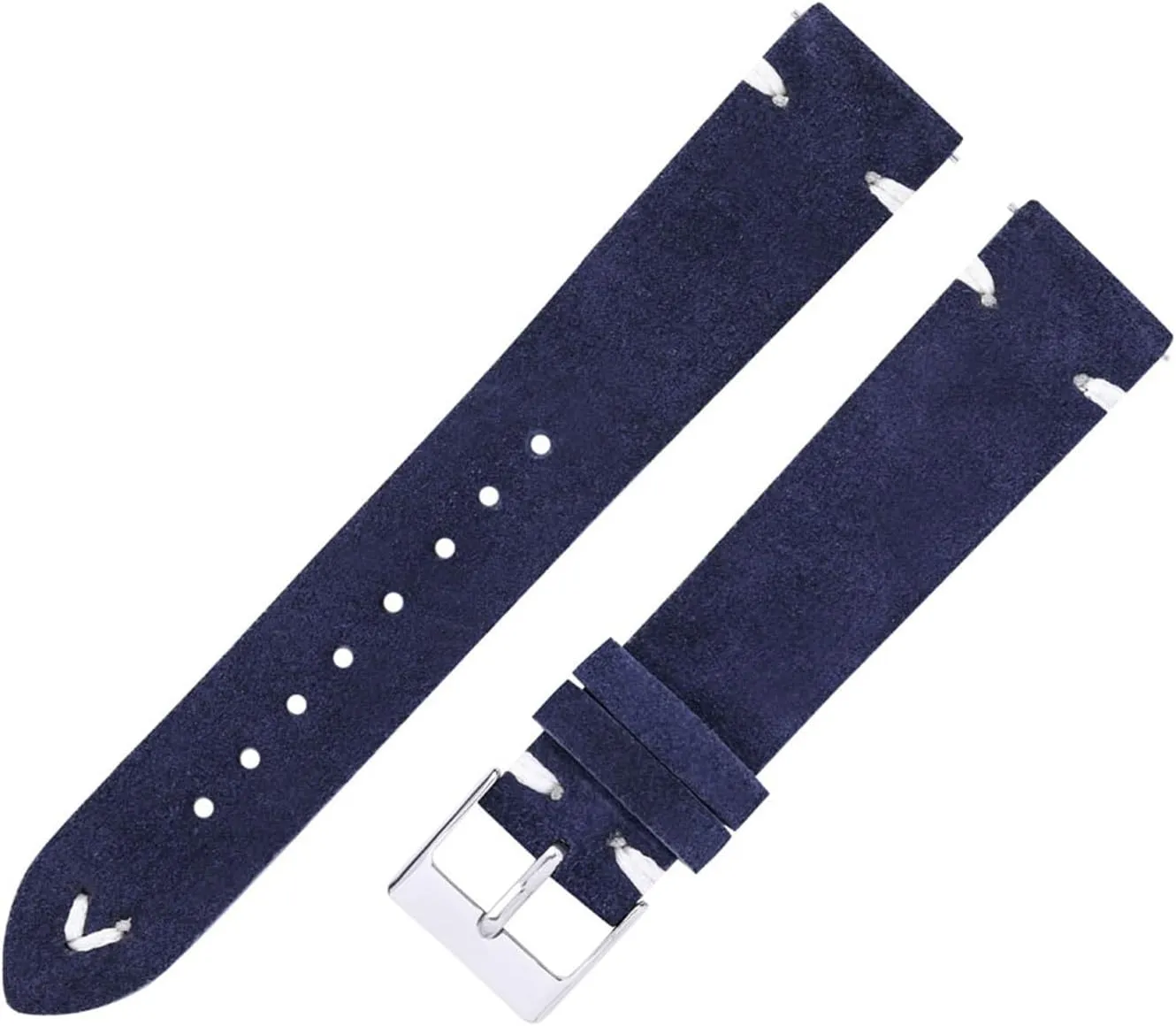 Suede Watch Bands Straps Handmade for Men Women Leather Watch Strap Suede Brown 7 Colors Quick Release Watch Wristband