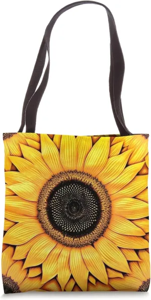 Sunlit Heritage, Wildflower, Pop Art Sunflower themed Tote Bag
