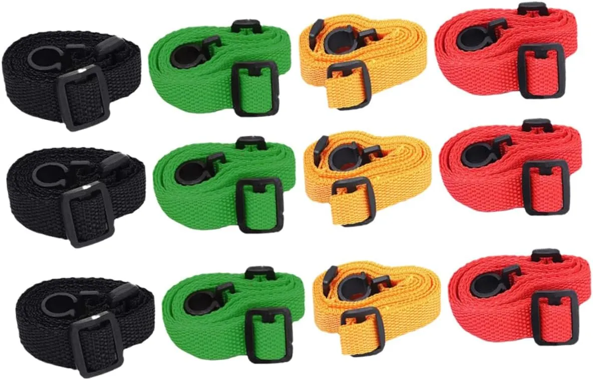 SUPVOX 12pcs Ukulele Shoulder Strap Adjustable Nylon Sling Accessories for Boys and Girls Boys Random