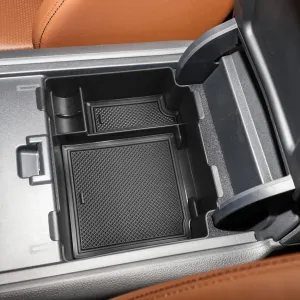 TACOBRO Center Console Organizer Compatible with 2024 2023 2022 2021 2020 2019 Acura RDX Accessories, RDX Armrest Insert Tray Interior Secondary Storage Box ABS Black,Black Trim, Not Fit 2025