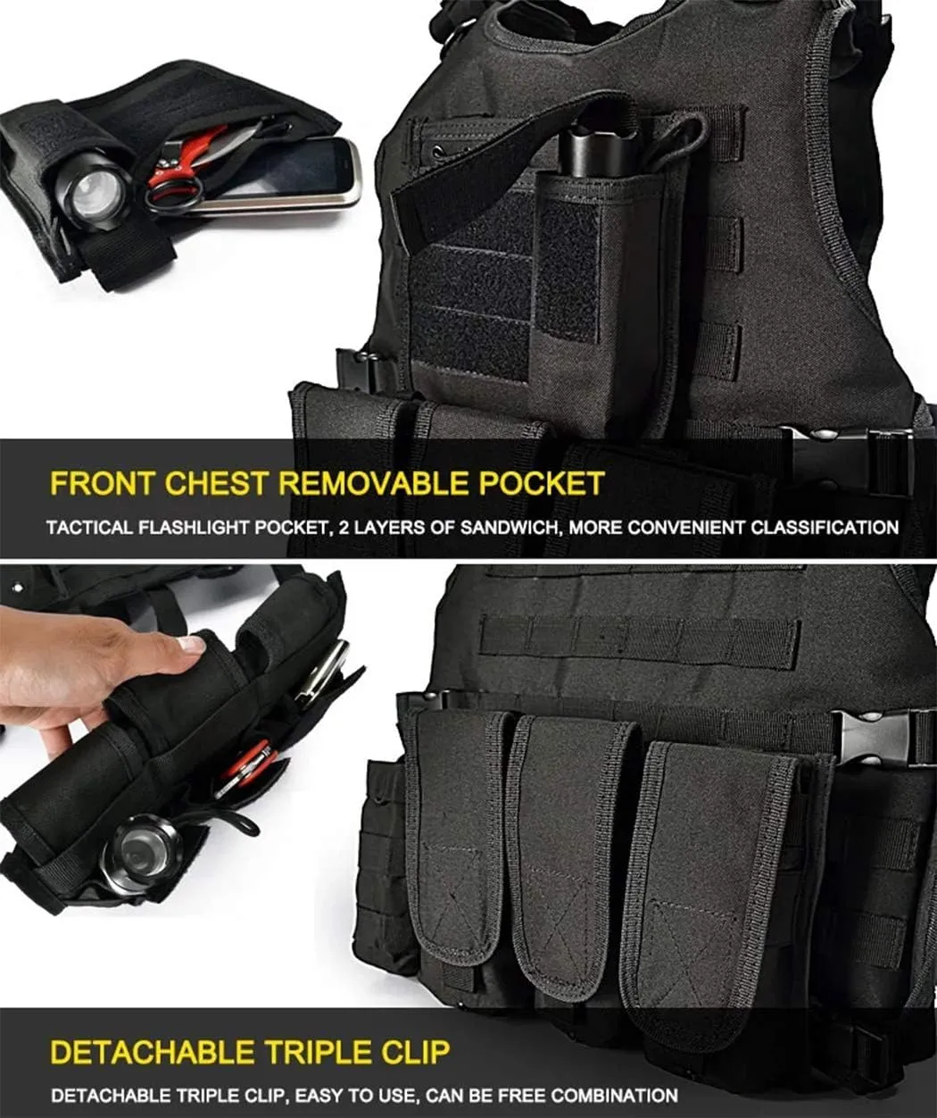 Tactical Airsoft Vest Outdoors CS Game Vest Adjustable Adult Suitable for Train