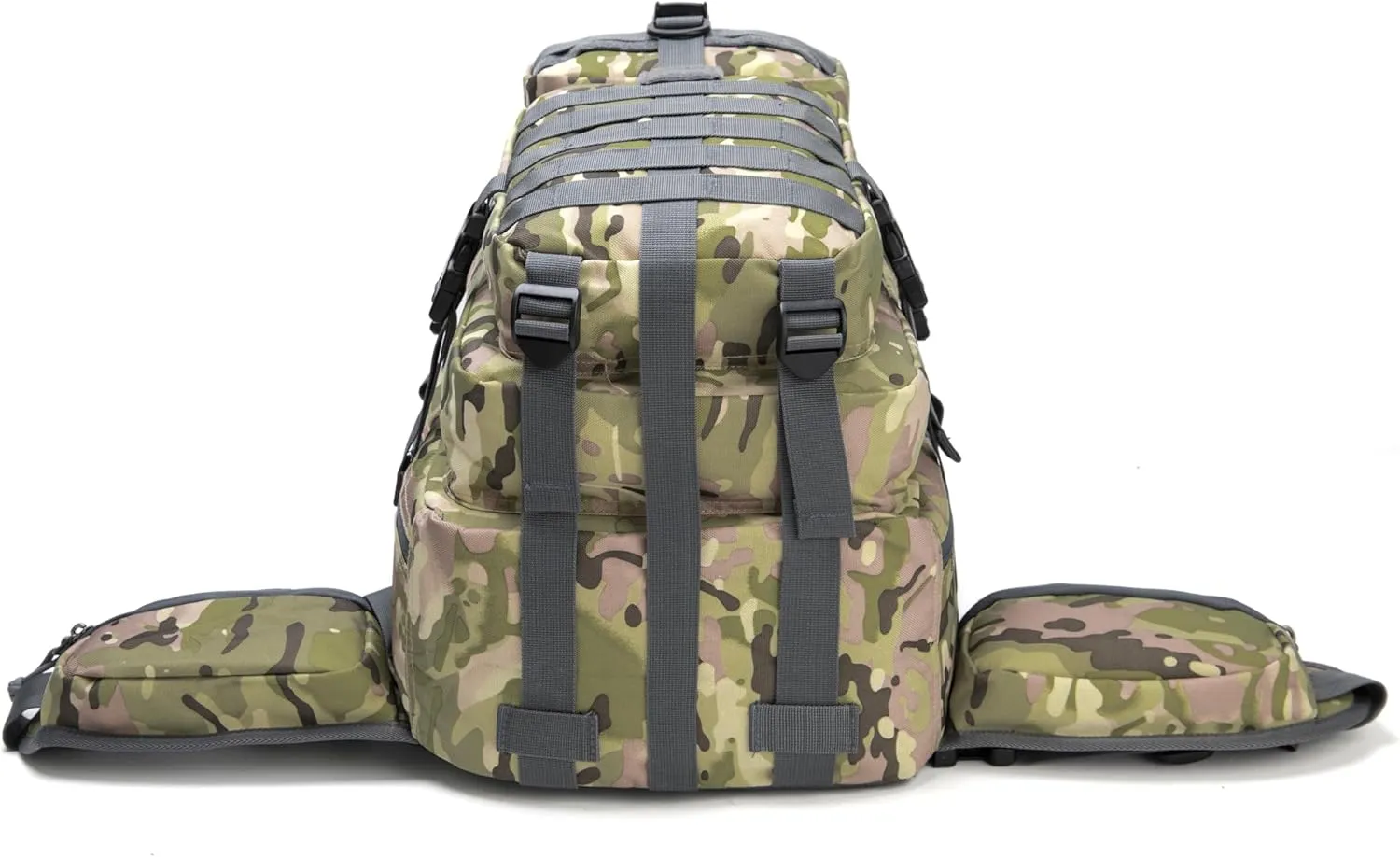 Tactical backpack, assault bag, hydration backpack, men's military enthusiast camping backpack, 3-day bag(Camouflage)