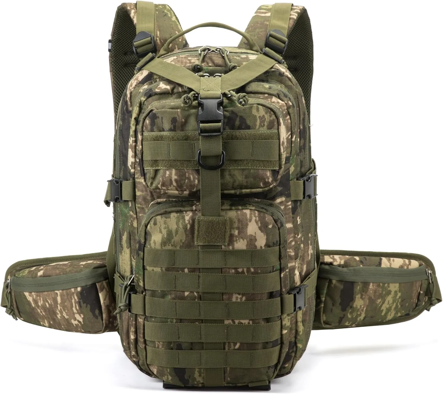 Tactical backpack, assault bag, hydration backpack, men's military enthusiast camping backpack, 3-day bag(Camouflage)