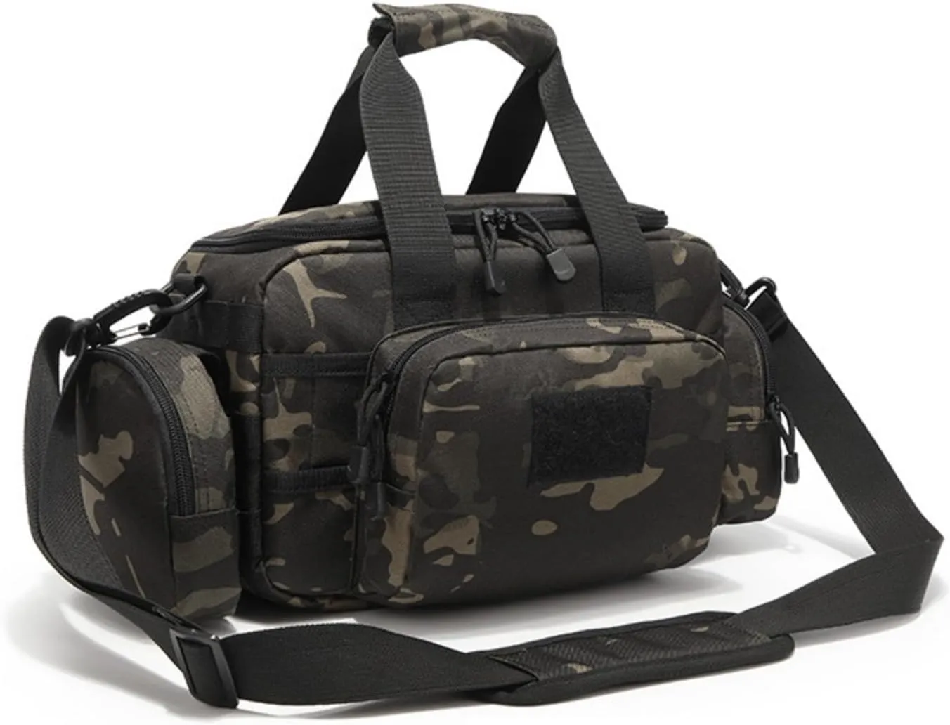 Tactical Duffle Bag Gun Range Bag for Handguns, Large Pistol Shooting Range Bag Duffle Gun Carrying Bag Shoulder Bag Camping Bag Cycling Mountaineering Bag
