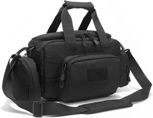 Tactical Duffle Bag Gun Range Bag for Handguns, Large Pistol Shooting Range Bag Duffle Gun Carrying Bag Shoulder Bag Camping Bag Cycling Mountaineering Bag