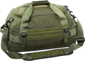 Tactical Duffle Bag MOLLE Gear Bag Carry on Travel Duffel Bag. Ideal for Hunting, Shooting Range, Law Enforcement, Camping, Travel. 35L