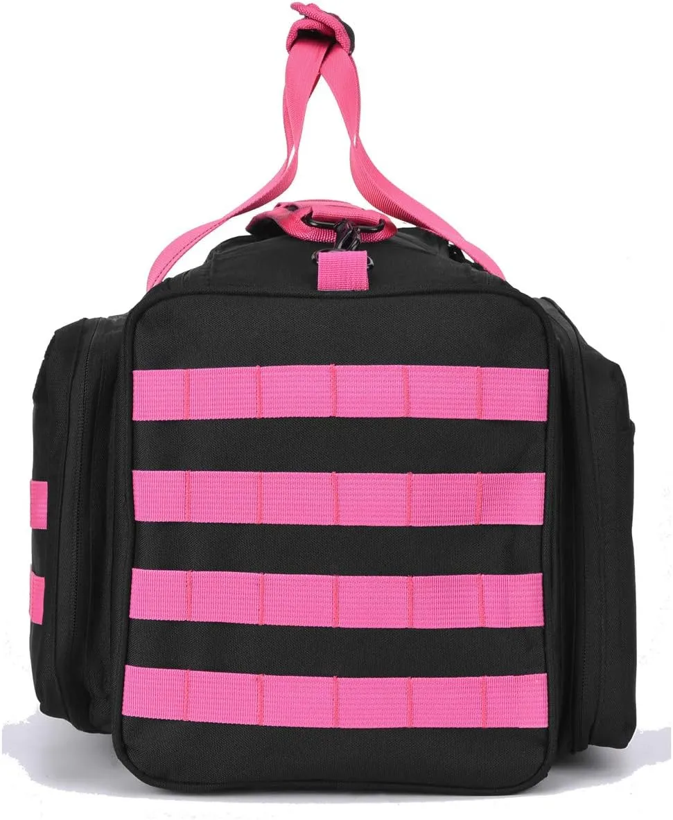 Tactical Gun Range Bag Deluxe Pistol Shooting Range Duffle Bags