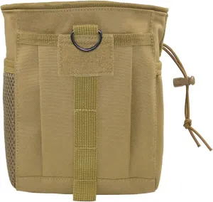 Tactical Molle Drawstring Magazine Dump Pouch Military Belt Utility Bag Outdoor Ammo Pouch