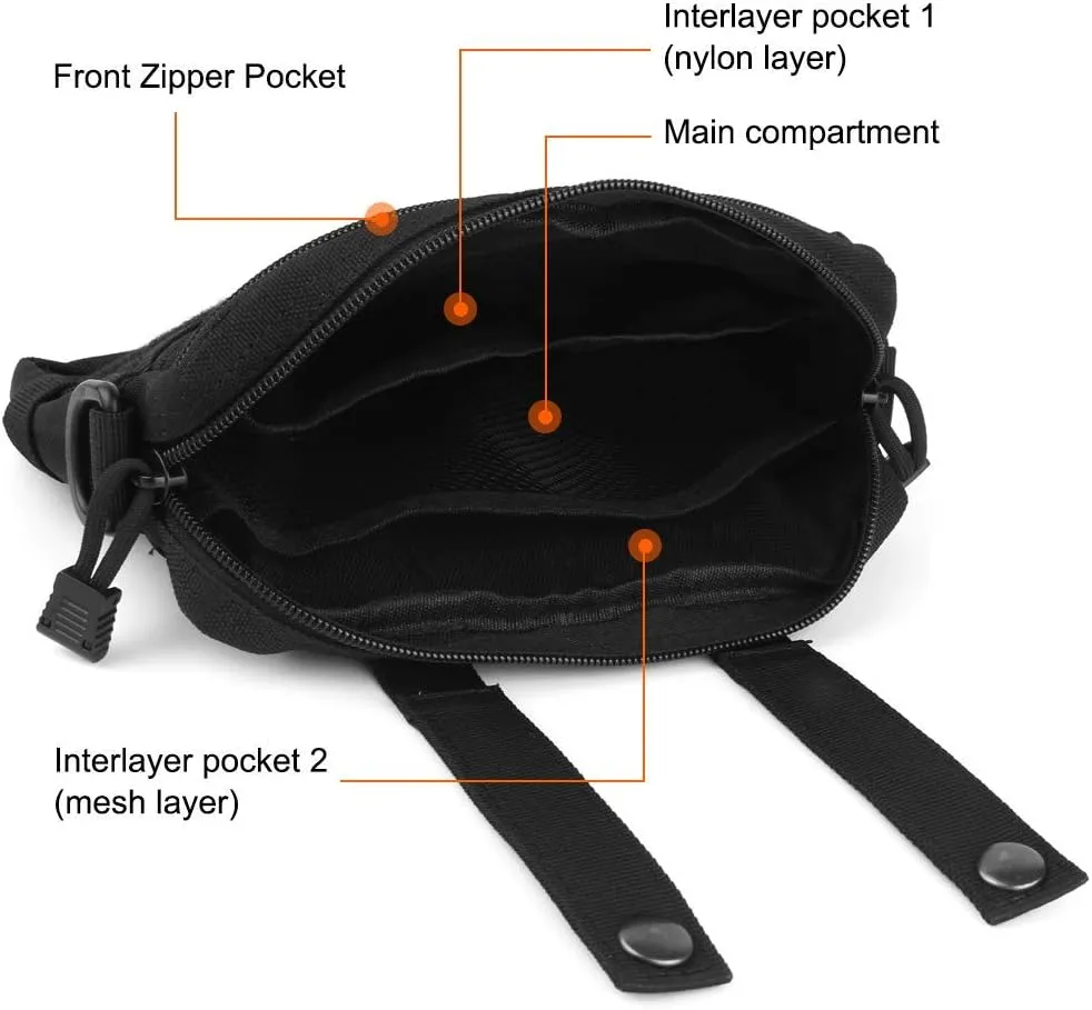 Tactical Molle Pouch Military Gear Tool Pack Outdoor Emergency Medical Bag for Vest Backpack Hunting Accessory Bag