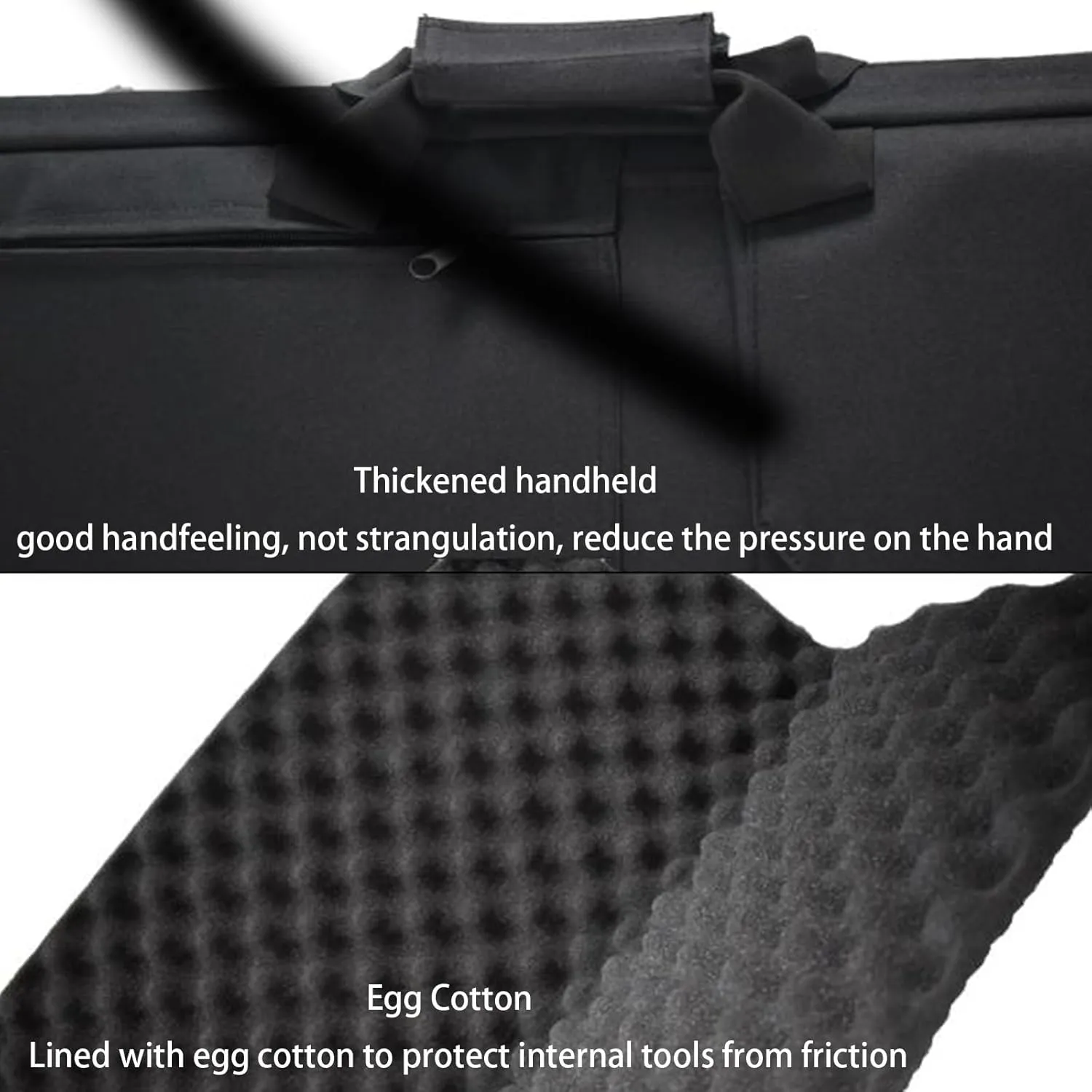 Tactical Rifle Gun Case, Soft Shotgun Carrying Range Bag, with Lockable Zipper and Backpack Strap, Rifle Backpack Rifle Bag Gun Case for Hunting and Shooting