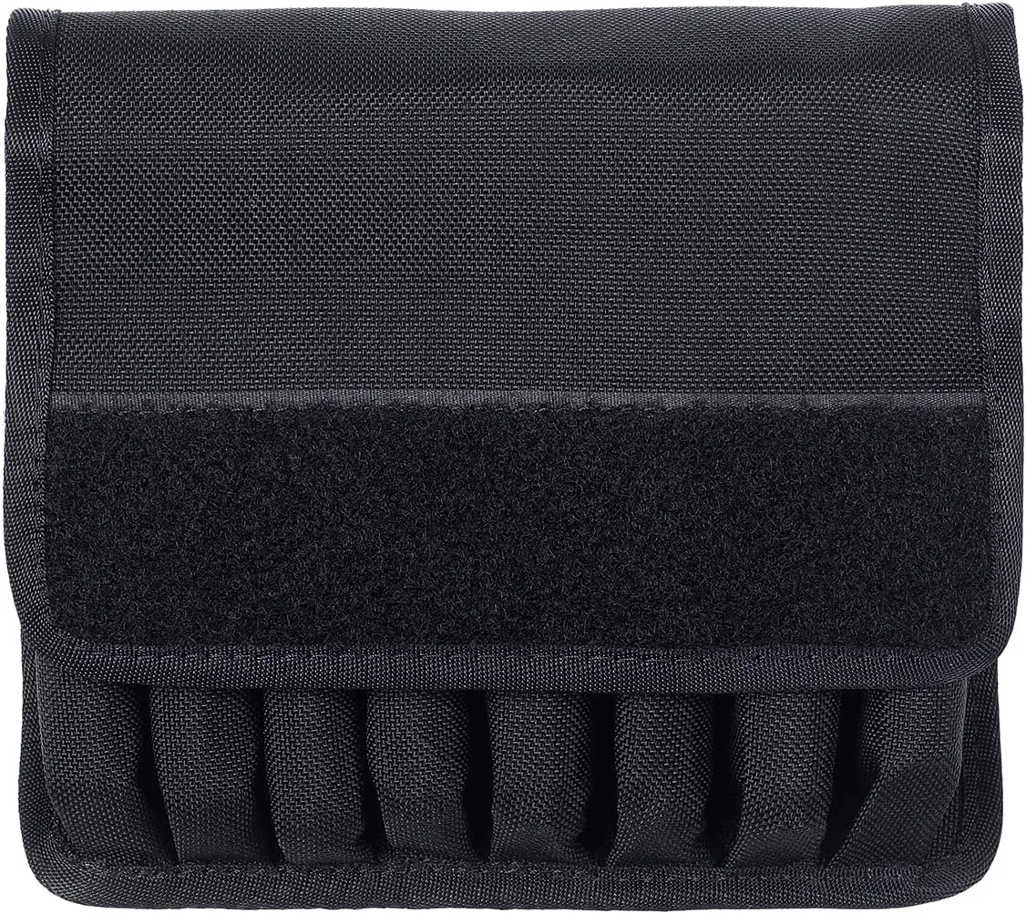 TAFTACFR Tactical Pistol Magazine Storage Pouch,Line Magazine Pouch,Molle Mag Pouch with Removeable Flaps,Ammo Mag Holder Fits Most Single and Double Magazines
