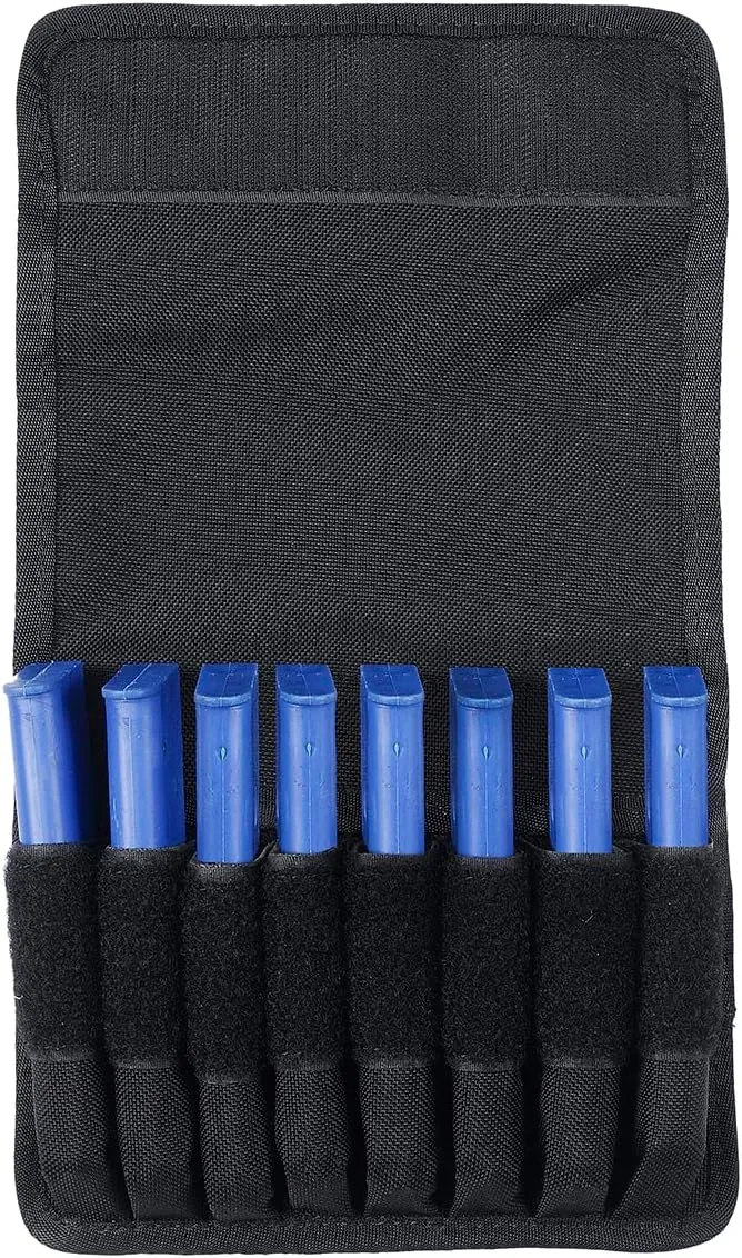TAFTACFR Tactical Pistol Magazine Storage Pouch,Line Magazine Pouch,Molle Mag Pouch with Removeable Flaps,Ammo Mag Holder Fits Most Single and Double Magazines