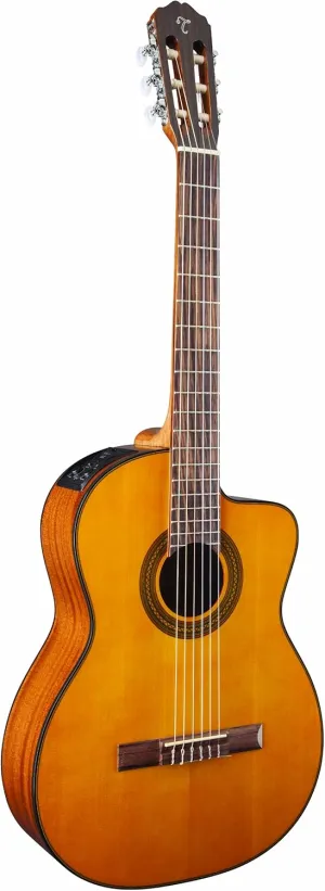 Takamine 6 String Solid-Body Electric Guitar, Right Handed, Natural (GC1CENAT),medium