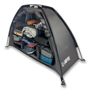 Tent & RV Camping Organizer with Zippered Flap-9-Shelf Storage