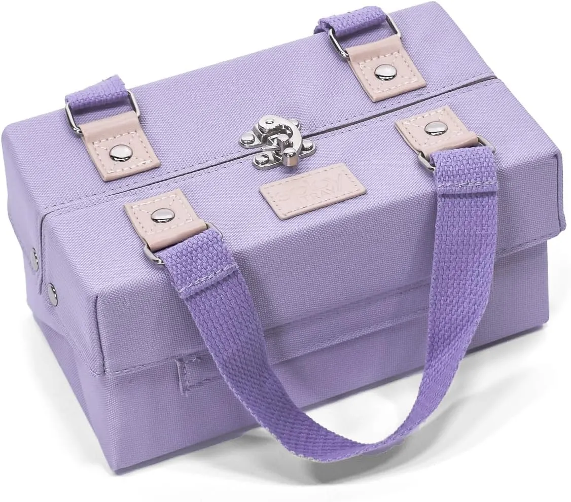 The Bag That Opens Into a Tray (Lavender, Small)