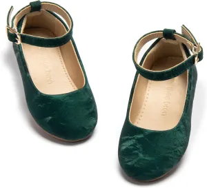 THEE BRON Toddler Mary Janes | Arch Support Leather Princess Shoes | Birthday Party Flats
