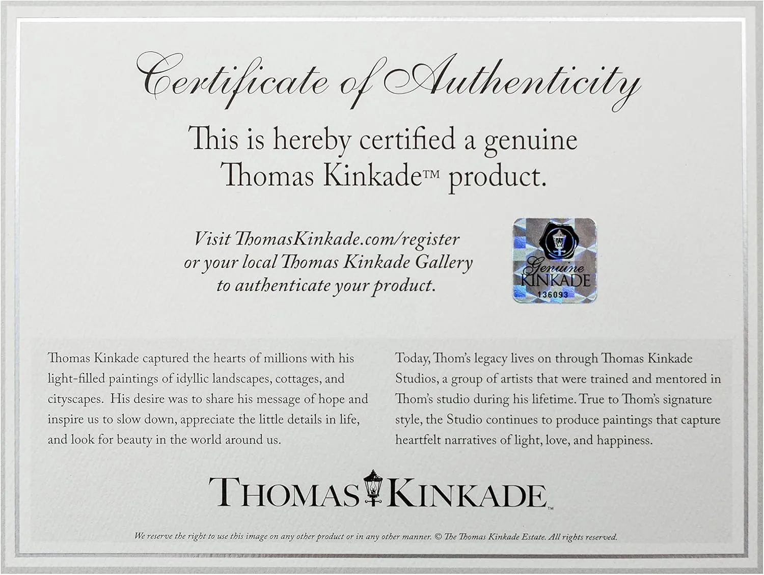 Thomas Kinkade Studios Snow White Dancing In The Sunlight 8 x 10 Canvas Wrap