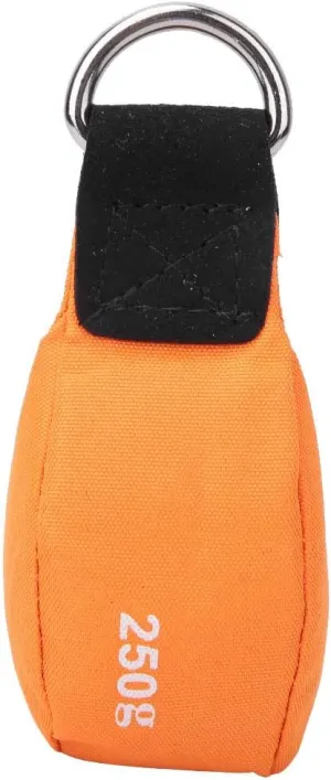 Throwing Rope Bag, Orange Nylon Multipurpose Climbing Tree Throwing Rope Bag Small Sandbag for Rock Climbing Adventure Activity